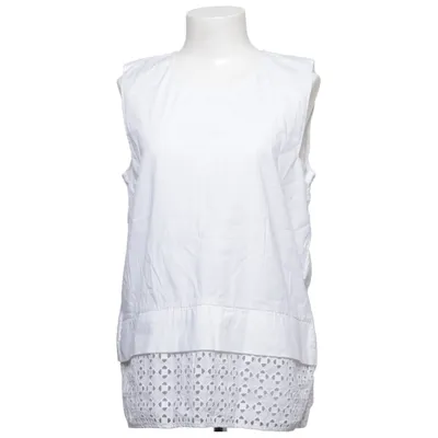 Top (White) from Fall Winter Spring Summer Cotton, Elastane, Polyamide