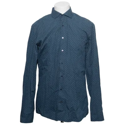 Shirt (Blauw, Zwart, Wit) van Eterna Katoen