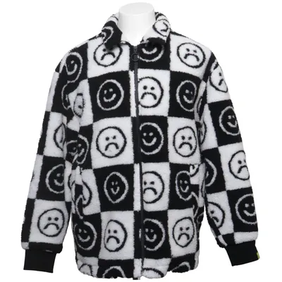 Jakke (Sort, Hvid) fra Lazy Oaf Polyester