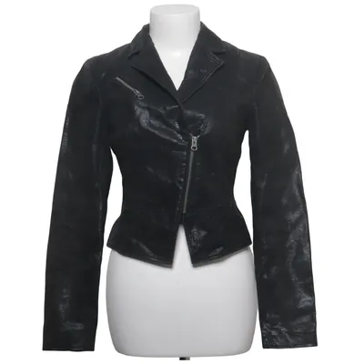 Biker jacket (Black) from ONLY Weekend Wardrobe Cotton, Leather, Polyester