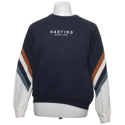 Sweatshirt (Blue, White, Multicolored) from Kaotiko Cotton, Polyester
