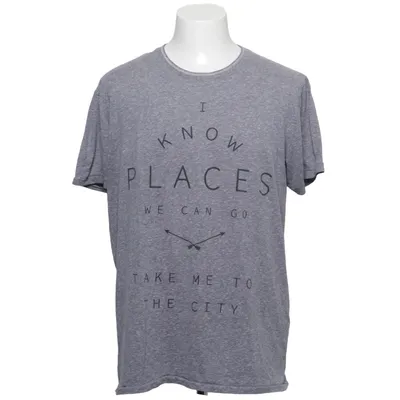 T-shirt (Grijs) van Selected Homme Katoen, Polyester