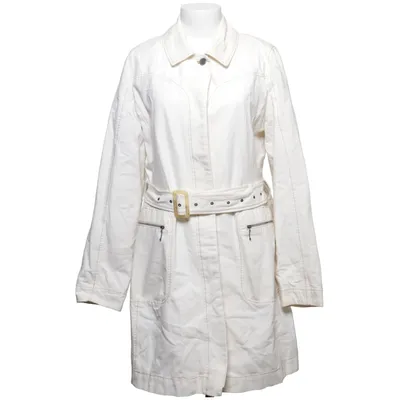Trench coat (White) from Creenstone Cotton
