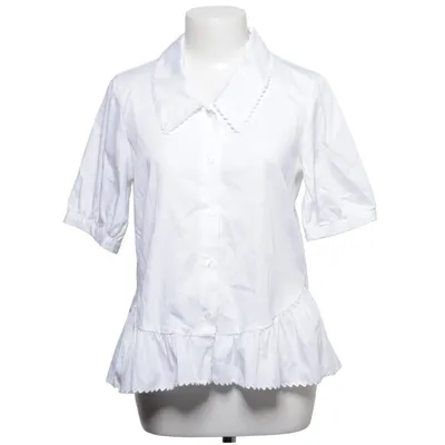 Short sleeve shirt (White) from Leveté Room Cotton, Elastane, Polyamide