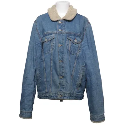 Gevoerde spijkerjas (Blauw) van ASOS Acryl, Katoen, Polyester