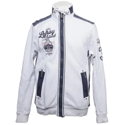 Sweat à capuche (Blanc, Bleu) de Camp David Coton, Polyester