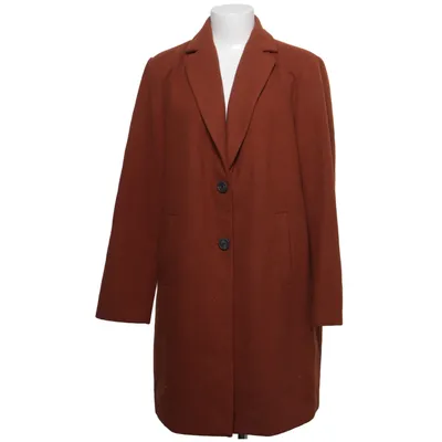 Coat (Brown) from Samsa Collection Polyester, Wool