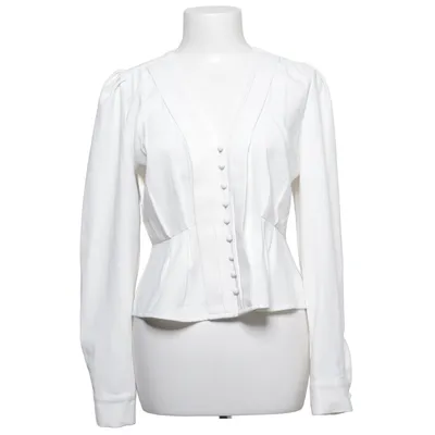 Bluse (Weiß) von The Kooples Elasthan, Polyamid, Polyester