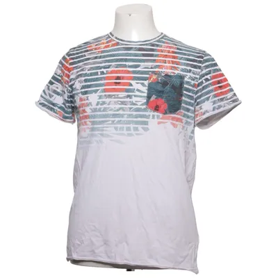 T-shirt (Vit, Blå, Flerfärgad) från House Clothing Vintage Brand Bomull