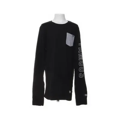 Lange mouwen shirt (Zwart, Grijs) van Retour Katoen