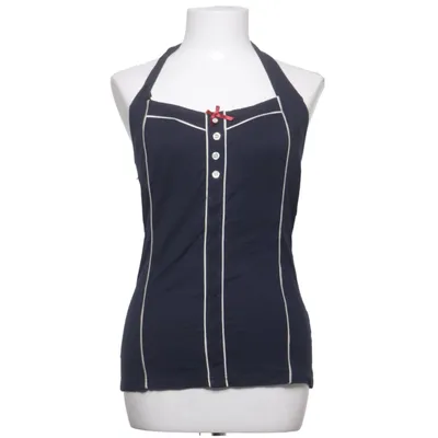 Halter neck top (Blue) from Vive Maria Elastane, Viscose