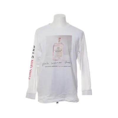 Langærmet t-shirt (Hvid) fra Stockholms Bränneri Økologisk bomuld