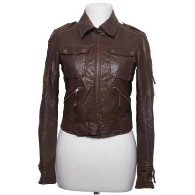 Läderjacka (Brun) från Twist & Tango Skinn, Polyester
