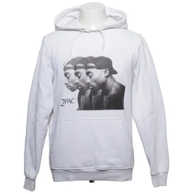 Hættetrøje (Hvid) fra Mister Tee Bomuld, Polyester