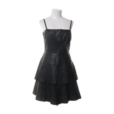 Leren jurk (Zwart) van Twist & Tango Katoen, Leer, Polyester