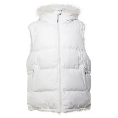 Bodywarmer (Wit) van Yves Salomon Dons, Veer, Polyester
