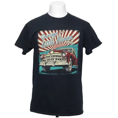 T-shirt (Black, Multicolored) from Gildan Cotton