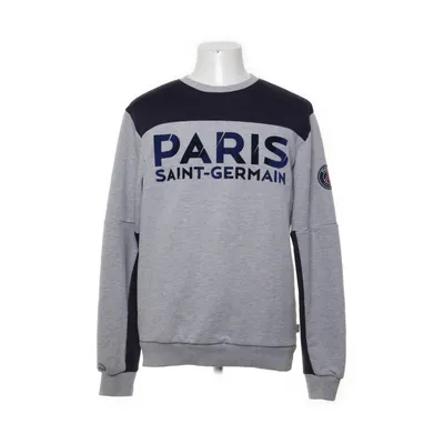 Collegetröja (Grå, Blå) från Paris Saint-Germain Bomull, Polyester
