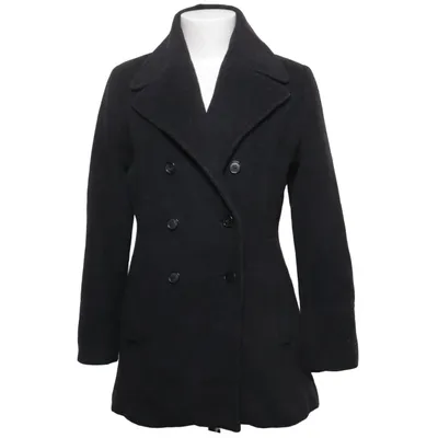 Pea coat (Black) from Hennes Cashmere, Polyester, Wool