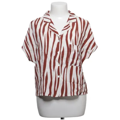 Korte mouwen shirt (Bruin, Wit) van Robin Viscose