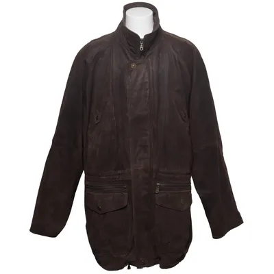 Veste en cuir (Marron) de U.WE.AR Acétate, Cuir, Polyamide