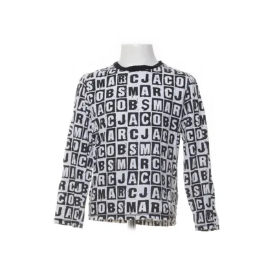 Långärmad t-shirt (Vit, Svart) från Little Marc Jacobs Bomull