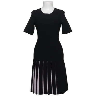 Dress (Black, Beige) from Milly Polyester, Viscose