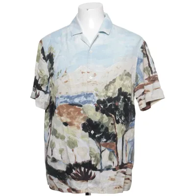 Kortärmad skjorta (Blå, Flerfärgad) från H&M Lyocell