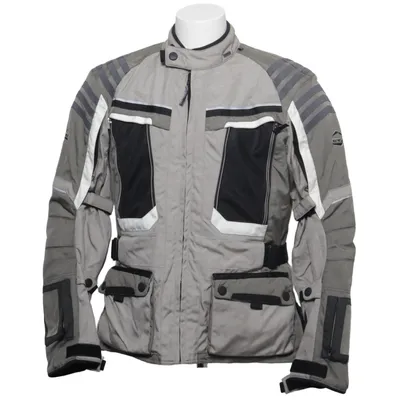 Blouson de moto (Gris, Noir, Blanc) de Vanucci Polyamide, Polyester