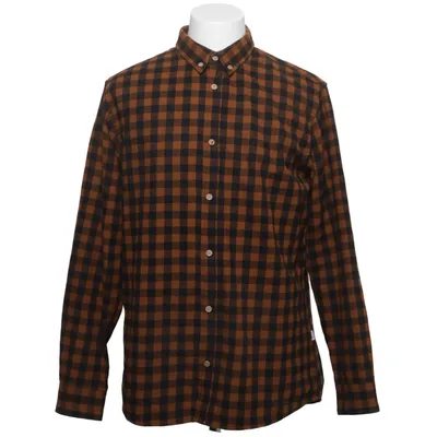 Flannel shirt (Brown, Black) from Kronstadt Cotton, Polyester