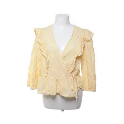 Wikkelblouse (Oranje) van Costes Atelier Katoen