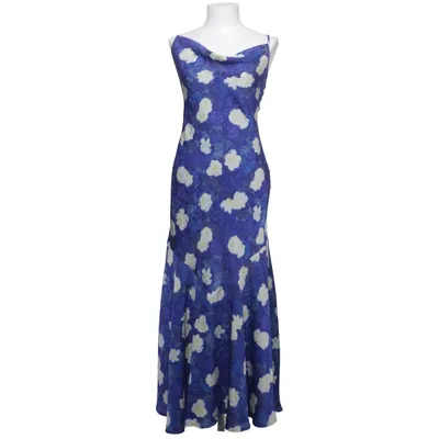 Klänning (Blå, Vit) från Adoore Elastan, Polyester