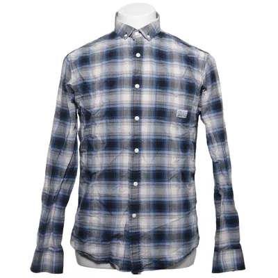 Flanellen overhemd (Blauw, Wit, Grijs) van Shine Original Katoen