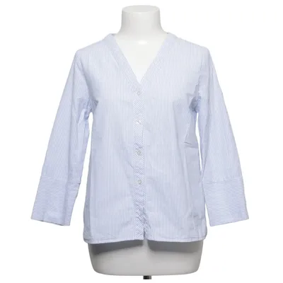 Bluse (Blå, Hvid) fra Essentials by Tchibo Økologisk bomuld