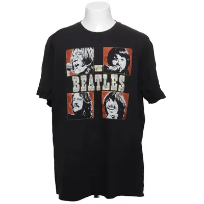T-shirt (Sort) fra The Beatles Bomuld