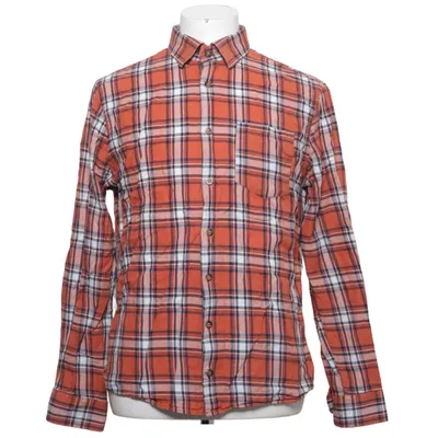 Buttondown-skjorta (Orange, Blå, Vit) från Lagency Bomull