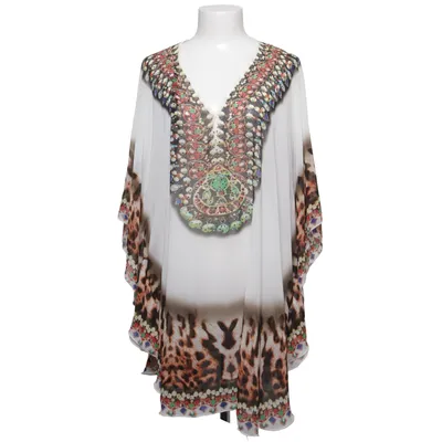Caftan (Blanc, Multicolore) de Lusa Élasthane, Viscose