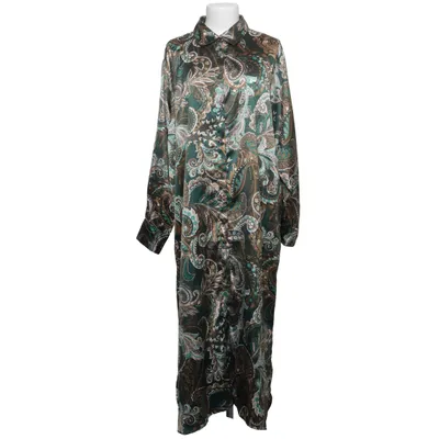 Skjortklänning (Grön, Brun, Flerfärgad) från JYOTHI Polyester