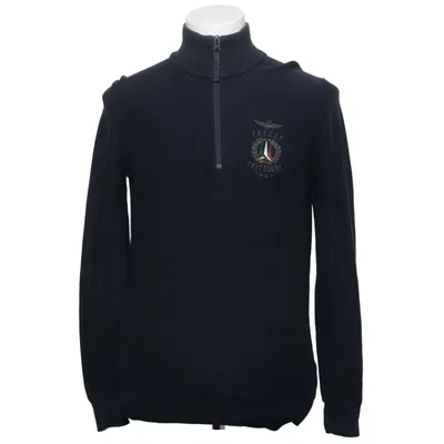 Sweater (Blue) from Aeronautica Militare Cotton