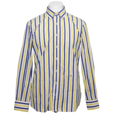 Shirt (Blue, Yellow, White) from Purificacion Garcia Cotton
