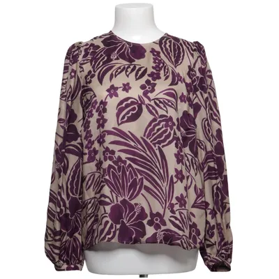 Blouse (Purple, Beige) from Hallhuber Donna Silk