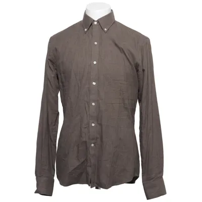 Flannel skjorte (Brun) fra John Henric Bomuld
