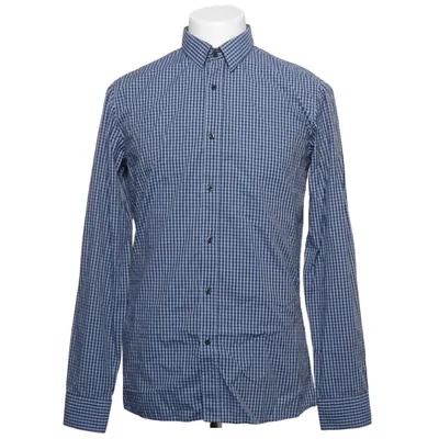 Shirt (Blue, Gray) from Hugo Boss Cotton