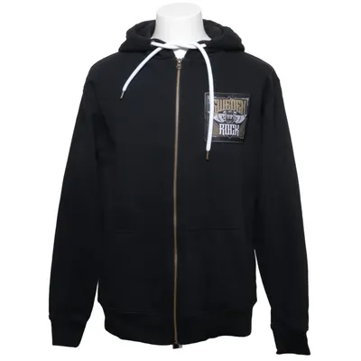 Huvtröja (Svart) från Sweden Rock Wear Bomull, Polyester