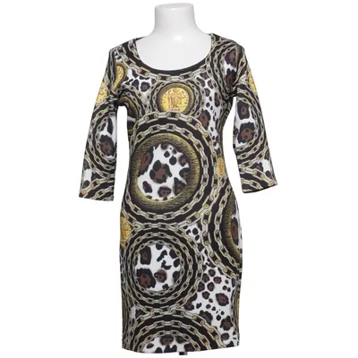 Jurk (Zwart, Wit, Goud) van Alma Elastaan, Viscose