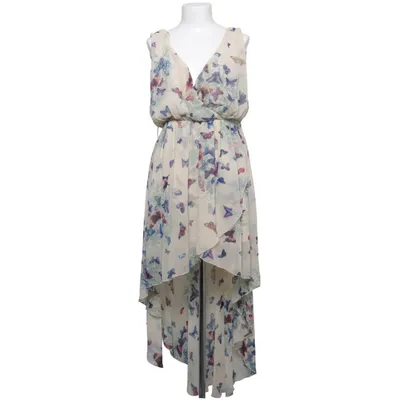Dress (Beige, Multicolored) from Rare London Polyester