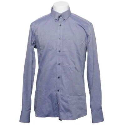 Shirt (Blue, White) from Tailor Store Cotton