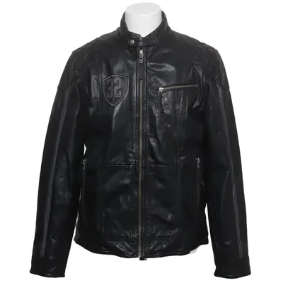 Veste en cuir (Noir) de Mustang True Denim Cuir