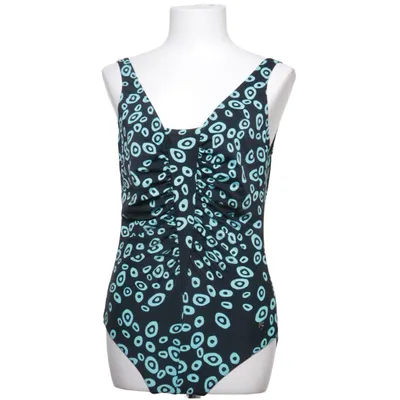 Maillot de bain une pièce (Noir, Turquoise) de Modell Élasthane, Polyamide