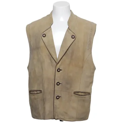 Gilet (Marron) de Alphorn Cuir, Polyester